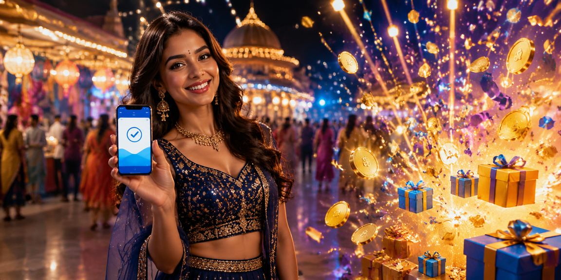 Responsible gaming awareness with bright lights in India